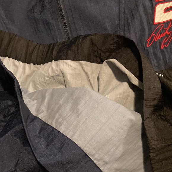 CHASE. AUTHENTICS size XL dark blue hood Pull over jacket - Picture 9 of 11